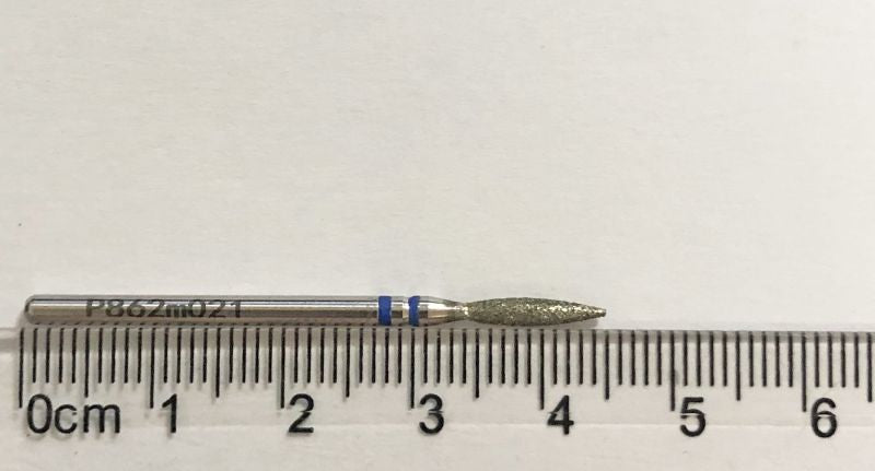 Nisima Diamond Bit P862m021 (flame, medium grit)
