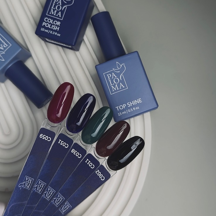 Nail Color Swatches for Paloma Products