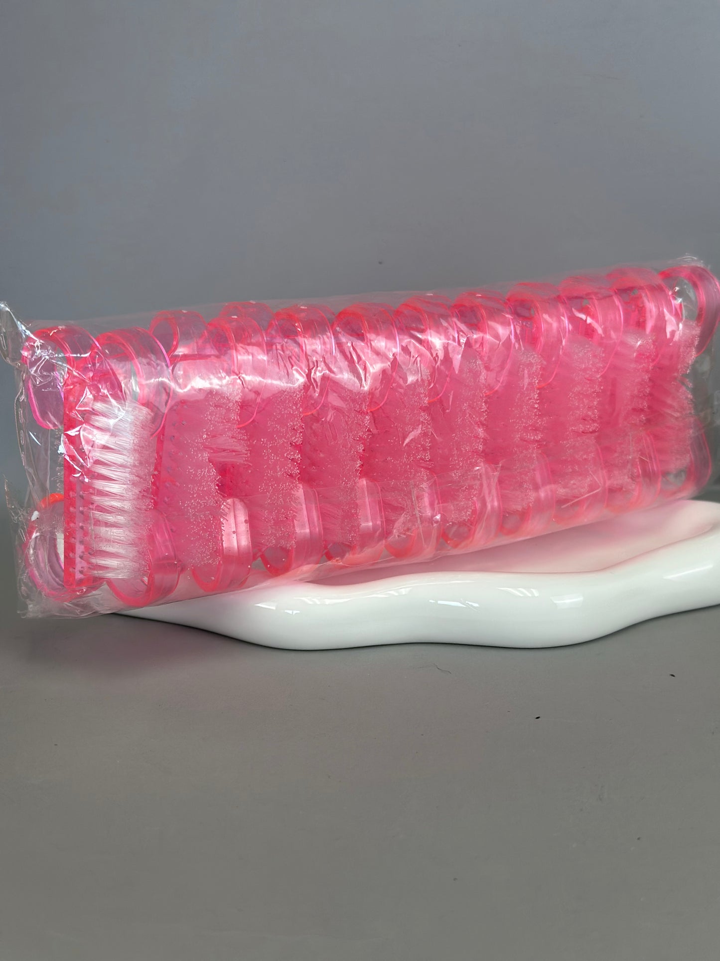 Mini Pink Handle-Free Nail Dust Brush 20 pcs per pack