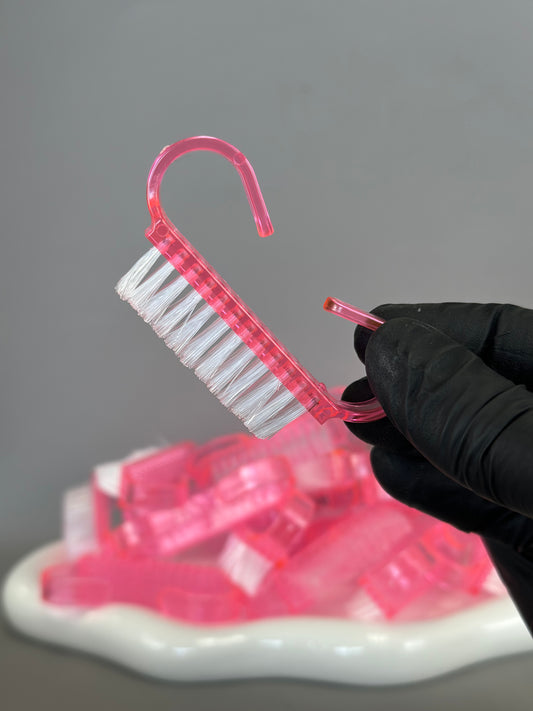 Mini Pink Handle-Free Nail Dust Brush 20 pcs per pack